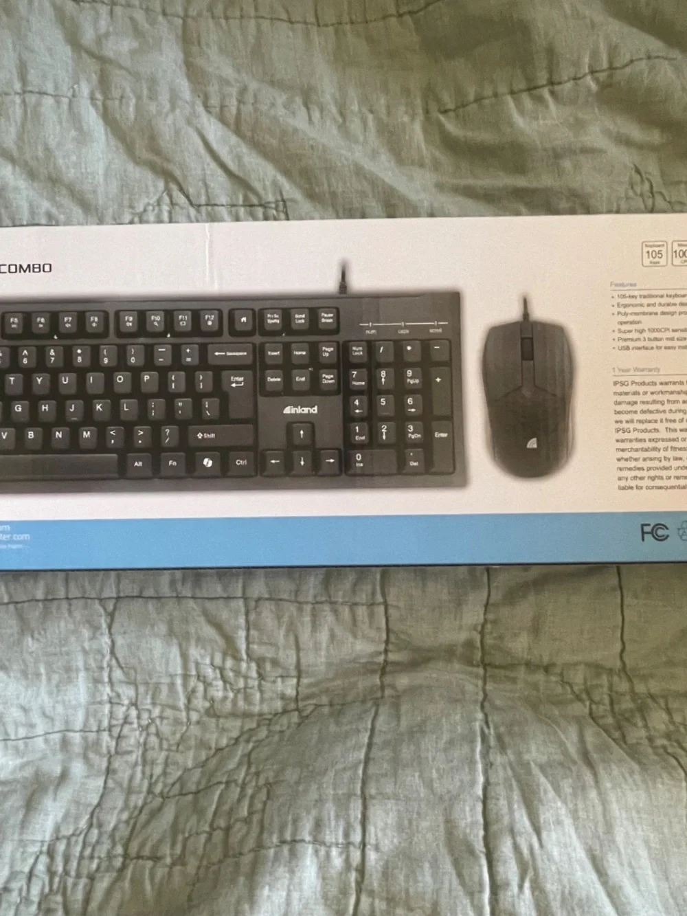 Inland IC-210 Premium Mouse & Keyboard Combo